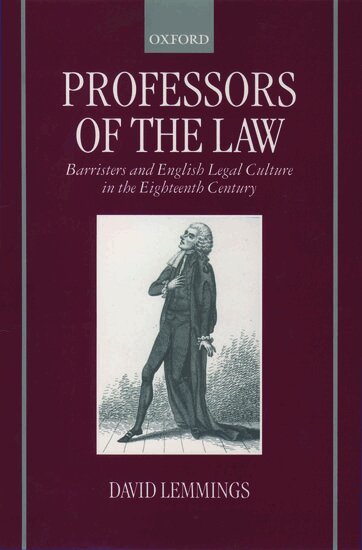 David Lemmings - Professors of the Law, Inbunden