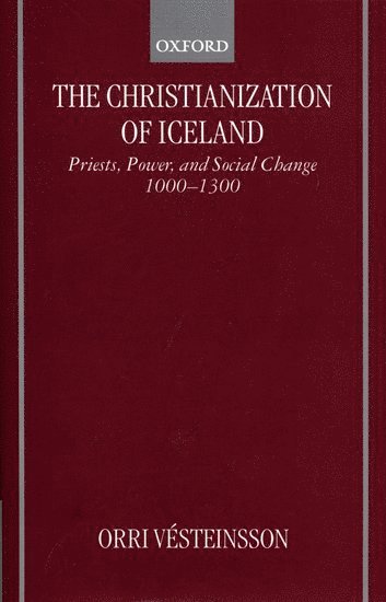 bokomslag The Christianization of Iceland