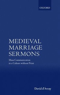 bokomslag Medieval Marriage Sermons