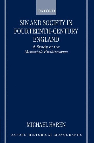 bokomslag Sin and Society in Fourteenth-Century England