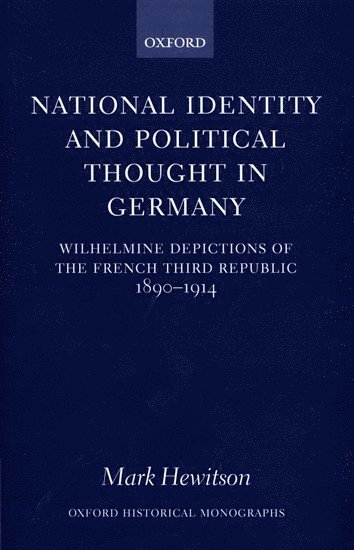 National Identity and Political Thought in Germany 1