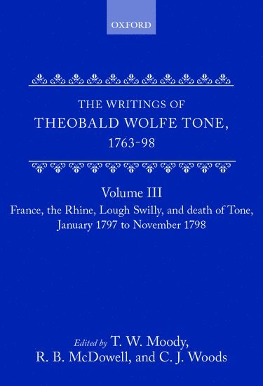 bokomslag The Writings of Theobald Wolfe Tone 1763-98, Volume 3