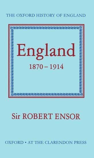 bokomslag England 1870-1914