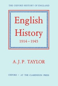 bokomslag English History 1914-1945