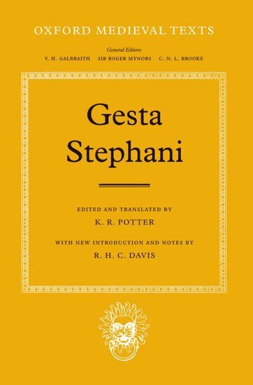 K. R. Potter - Gesta Stephani, Inbunden