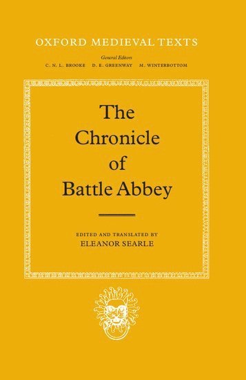 bokomslag The Chronicle of Battle Abbey