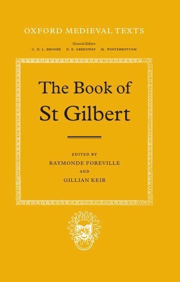 The Book of St Gilbert 1