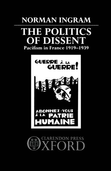 The Politics of Dissent 1