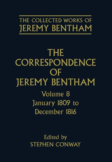 bokomslag Collected Works of Jeremy Bentham: Correspondence: Volume 8