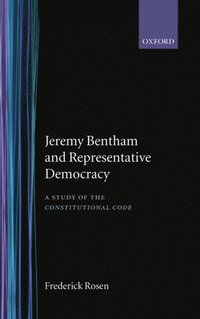 bokomslag Jeremy Bentham and Representative Democracy