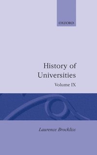 bokomslag History of Universities: Volume IX: 1990