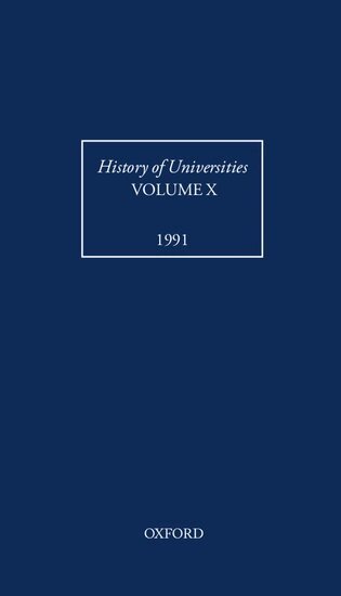 Laurence Brockliss - History of Universities: Volume X: 1991, Inbunden