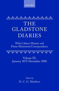 bokomslag The Gladstone Diaries: Volume 9: January 1875-December 1880