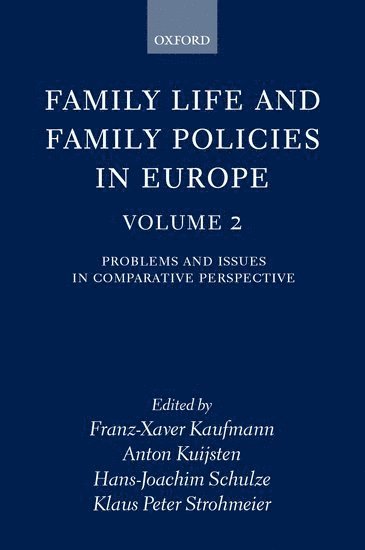 bokomslag Family Life and Family Policies in Europe