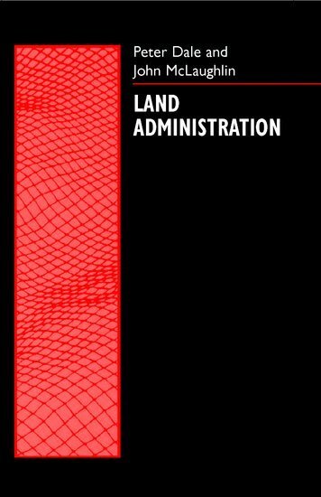 Peter Dale, John McLaughlin - Land Administration, Inbunden