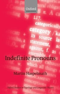 bokomslag Indefinite Pronouns
