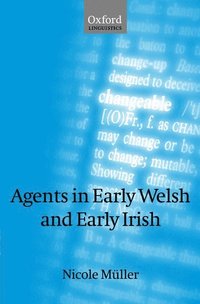 bokomslag Agents in Early Welsh and Early Irish
