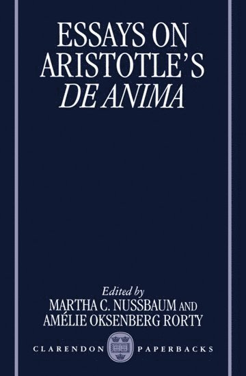 Essays on Aristotle's De Anima 1