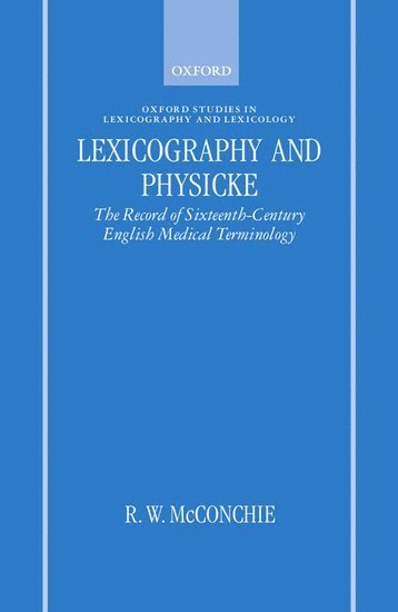 bokomslag Lexicography and Physicke