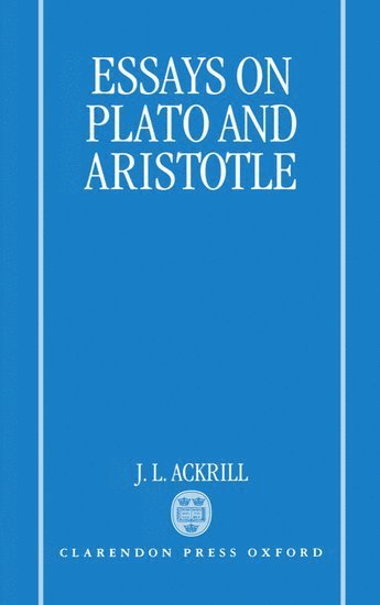 Essays on Plato and Aristotle 1