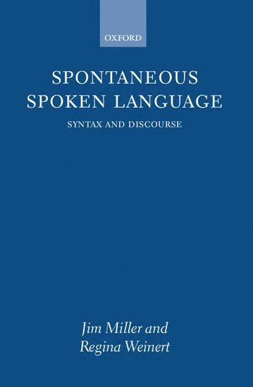 bokomslag Spontaneous Spoken Language