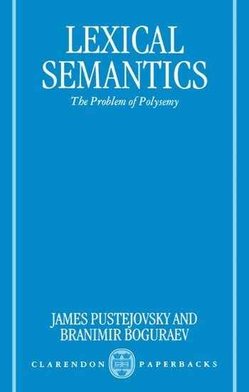 Boguraev Pustejovsky, James Pustejovsky, Branimir Boguraev - Lexical Semantics, Häftad