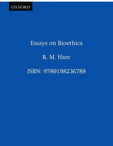 bokomslag Essays on Bioethics