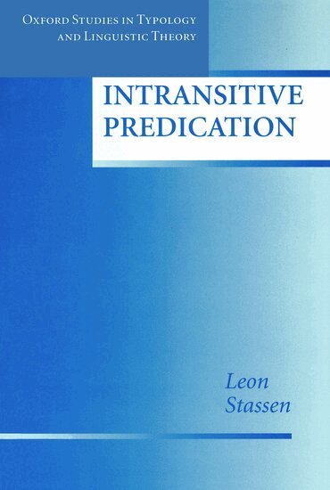 Leon Stassen - Intransitive Predication, Inbunden