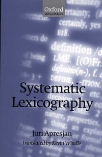 bokomslag Systematic Lexicography