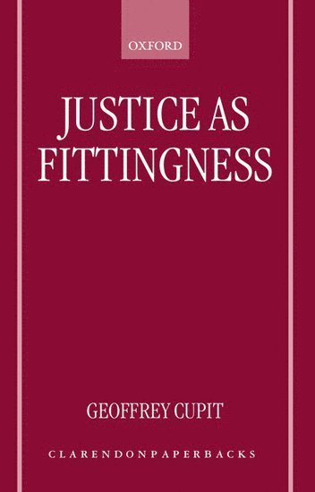 bokomslag Justice as Fittingness
