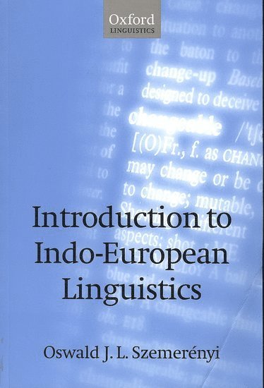 Introduction to Indo-European Linguistics 1