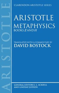bokomslag Metaphysics Books Z and H