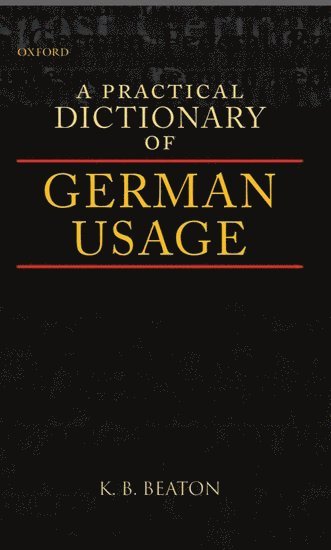 A Practical Dictionary of German Usage