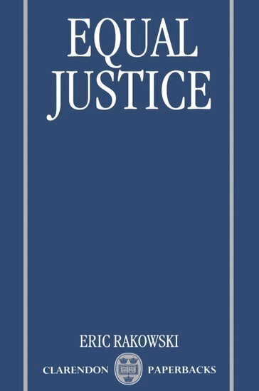 Eric Rakowski - Equal Justice, Häftad