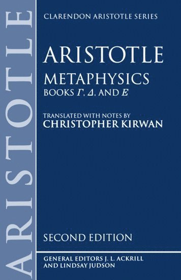 Metaphysics: Books gamma, delta, and epsilon 1