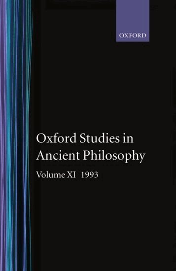 Helen Taylor, Taylor, C. C. W. Taylor - Oxford Studies in Ancient Philosophy: Volume XI: 1993, Inbunden