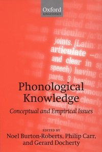 bokomslag Phonological Knowledge
