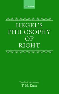 bokomslag Hegel's Philosophy of right