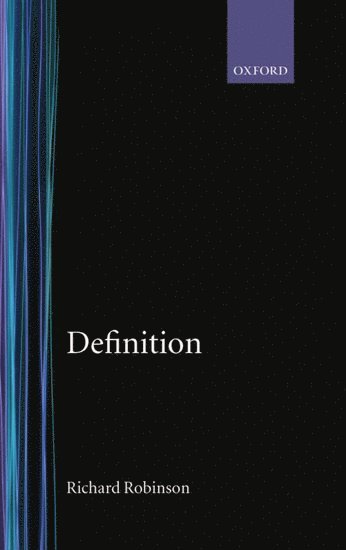 Richard Robinson - Definition, Inbunden