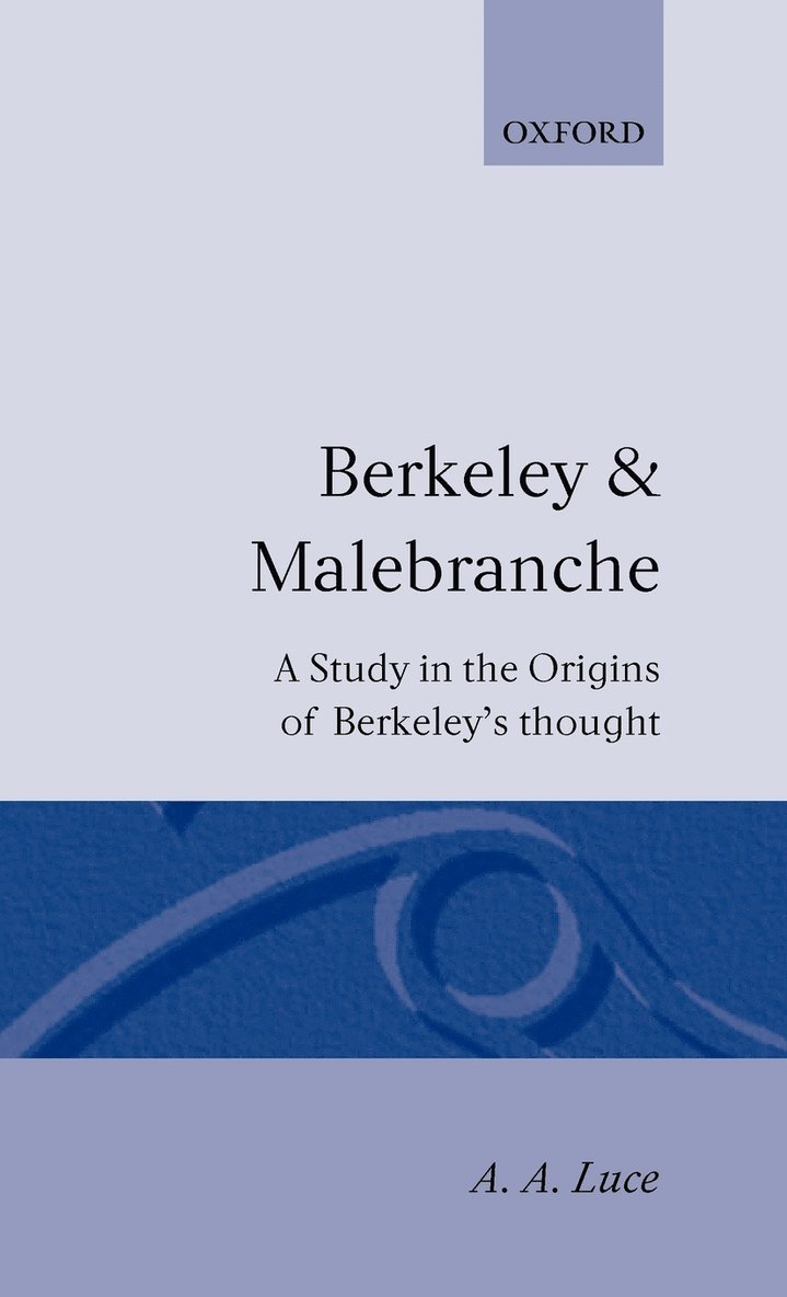 Berkeley and Malebranche 1