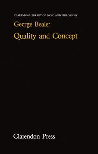 bokomslag Quality and Concept