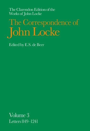 John Locke, E. S. de Beer - John Locke: Correspondence, Inbunden