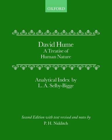 David Hume, Nidditch - A Treatise of Human Nature, Inbunden