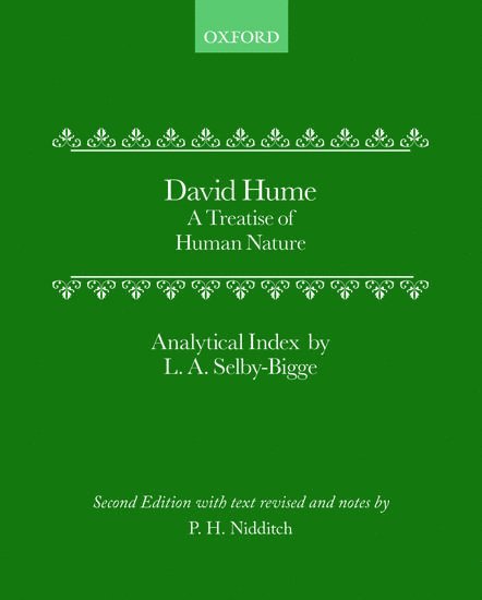 David Hume, Nidditch - A Treatise of Human Nature, Inbunden