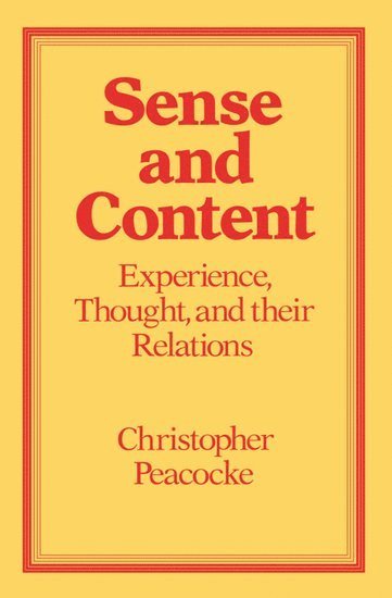 Sense and Content 1