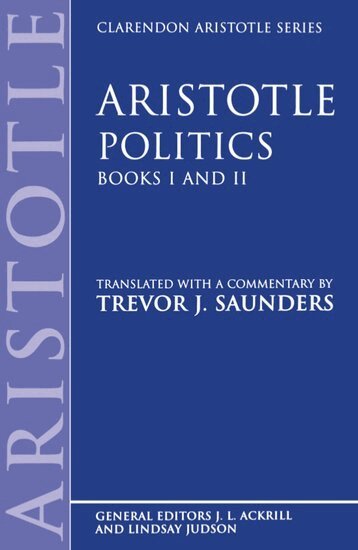 Aristotle - Politics: Books I and II, Häftad