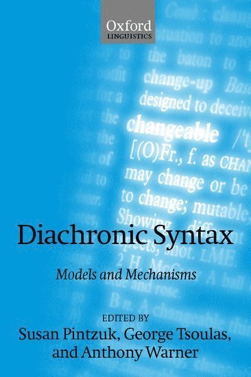 Diachronic Syntax 1