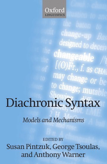 Diachronic Syntax 1