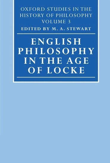 English Philosophy in the Age of Locke 1