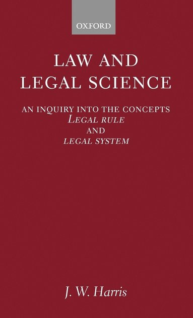 bokomslag Law And Legal Science